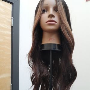New long synthetic wig with highlights